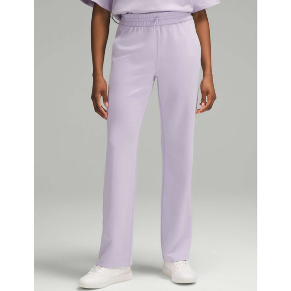 Lululemon Softstreme High-Rise Pant Regular Purple Lavender Size 14 Lounge